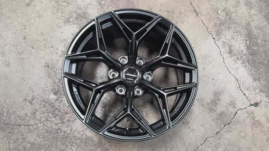 New 18x9 ET15 Lenso Blaze Rim (4 wheel) Black 6x139.7