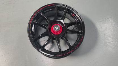 New 16x7 ET35 Lenso VNK Rim (4 wheel) Gloss Black 4x114.3