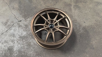 NEW 18X8.5 ET35 AOW MF10 Flow Formed Rim (4 Wheels) Matt Bronze 5X112