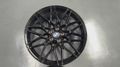 New 20x8.5 ET30 20x9.5 ET40 RS BBS Style 826M (4 wheel) Gloss Black 5x120