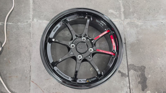 New 15X7 ET35 AOW CE28 CR Rim (4 wheel) Gloss Black 4X100