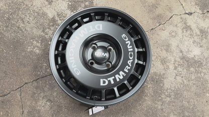 New 15X7 ET38 Lenso DTM Rim (4 wheel) Black 4X100
