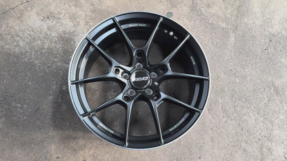 NEW 18X8.5 ET35 AOW G025 Flow Formed Rim (4 Wheel) Flat Black 5X112