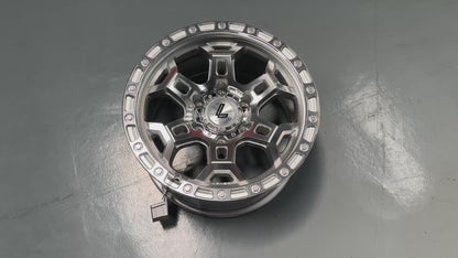 NEW 17X9 ET12 Lenso Argo Rim (4 wheel) 6X139.7 Silver Polished