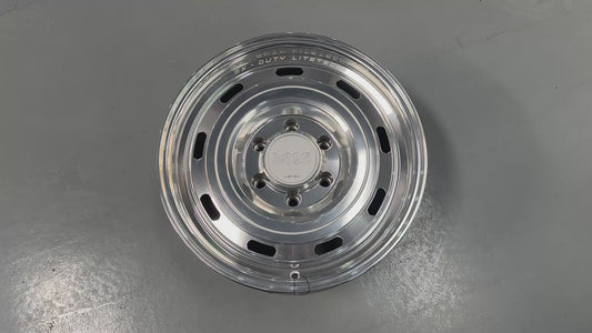New 17X8.5 ET20 Lenso Duty Rim (4 wheel) Silver Polished 6X139.7