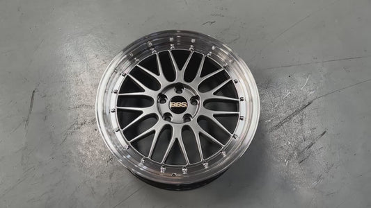New 18x8 ET38 JA BBS LM (4 wheel) 5x108 Silver