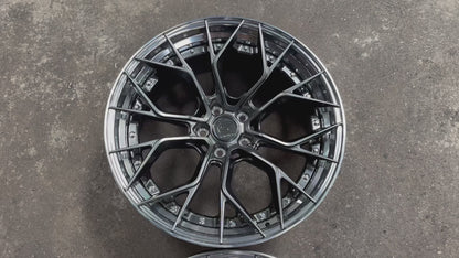 New 20x8.5 ET30 20x10 ET40 G Forged GF09 (4 wheel) 5x114.3 Hyper Dark