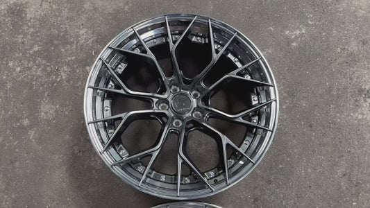 New 20x8.5 ET30 20x10 ET40 G Forged GF09 (4 wheel) 5x114.3 Hyper Dark