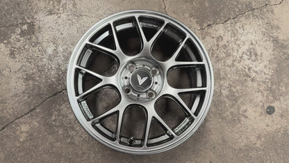 New 15x6.5 ET38 Lenso Eurospeed Rim (4 wheel) Hyper Black 4x100