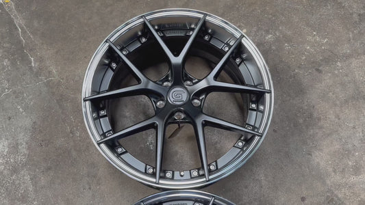 New 20x8.5 ET30 20x10 ET40 G Forged GF08 (2 wheel) 5x112 Matt Black