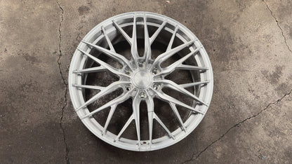 New 22x9 ET45 AD Wheel Forged 116 Land Cruiser LC300 Rim (4 wheel) Silver Brushed 6x139.7
