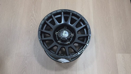 New 15X8 ET-6 Lenso Zoltan Rim (5 wheel) Matt Black 5x139.7