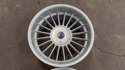 New 18X8.5 ET13 18X9.5 ET20 Staggered ALPINA (4 wheels) Gloss Metallic Silver 5X112
