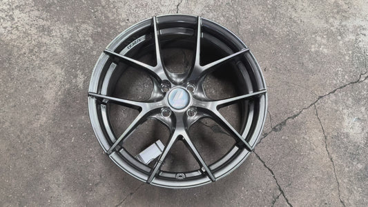 New 17X7.5J ET35 Lenso Jager Dyna Rim (4 wheel) Hyper Dark 4X100