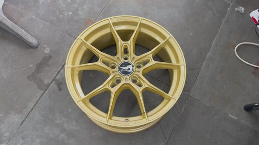 New 17X7.5 ET40 Hotwheels HW02 Rim (4 wheel) Gloss Gold 5X114.3